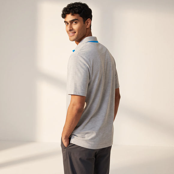 Woolies Grey Golf Shirt | Size S | Pre-Loved