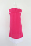 Pink & White 100% Linen Dress | Sizes XS & XL | Brand New-5