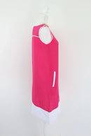 Pink & White 100% Linen Dress | Sizes XS & XL | Brand New-4