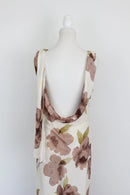 Stone Floral Strappy Maxi Dress – Size XL | Brand new-6