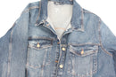 C&A Medium Blue Denim Rose Gold Button Jacket – XL-2