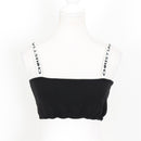 Christian Dior J'Adior Black Knit Bralette – Logo Straps | Size M | Pre-Loved-1