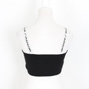 Christian Dior J'Adior Black Knit Bralette – Logo Straps | Size M | Pre-Loved-2