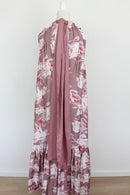 Purple & Pink Floral Halterneck Maxi Dress – Size S | Brand new-5