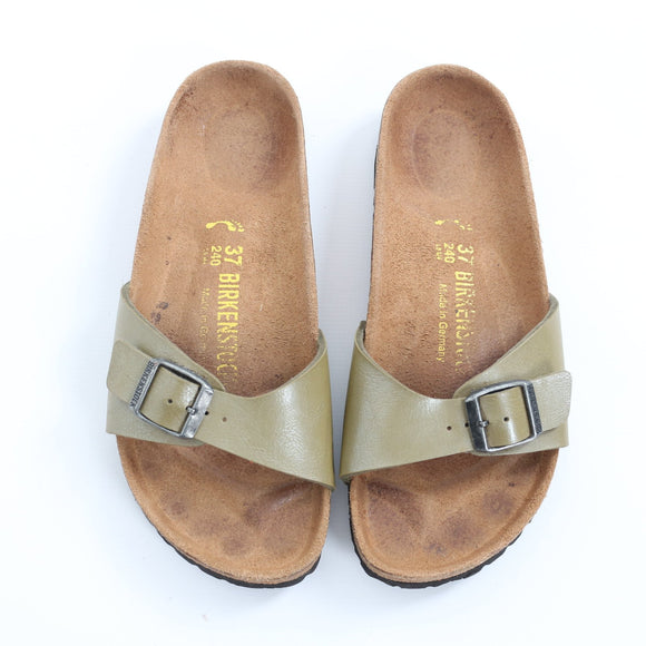Birkenstock Sage Green Sandals - Size 37