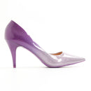 Purple Ombre Glitter Pointed-Toe Heels - Size 6-1