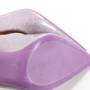 Purple Ombre Glitter Pointed-Toe Heels - Size 6-4