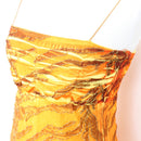 Orange Beaded Strappy Mini Dress – Asymmetric Hem | Size S | Pre-Loved-2