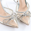 Steve Madden Valance Clear High Heels - Size 5-4
