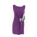 Only One Purple Mini Dress – Crystal Bow Detail | Size S | Brand New-1