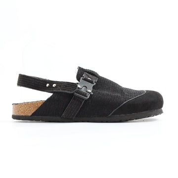 Kelso Black Corduroy Clogs - Size 6