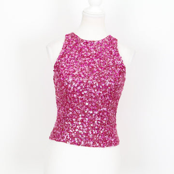 SNKI Pink Sequin Blouse - Size 8
