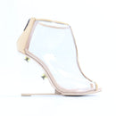 Schultz Clear Wedge Heels - Size 40-1