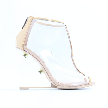 Schultz Clear Wedge Heels - Size 40