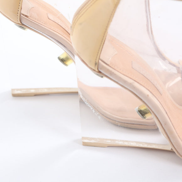 Schultz Clear Wedge Heels - Size 40