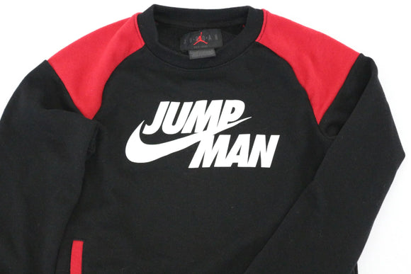 Nike Jordan Air Sweater – Black & Red | Ages 6-7 | Thrift Finds