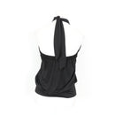Monsoon Black Halter Neck Top - Size L-3