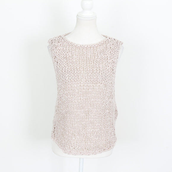 Zara Knit Cream Blouse - Size S