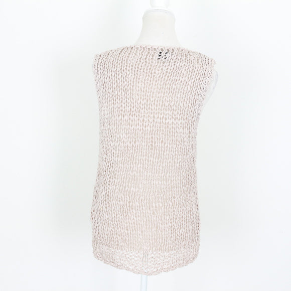 Zara Knit Cream Blouse - Size S