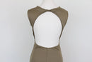 Green Ruched Backless Maxi Dress – Size S | Brand new-4