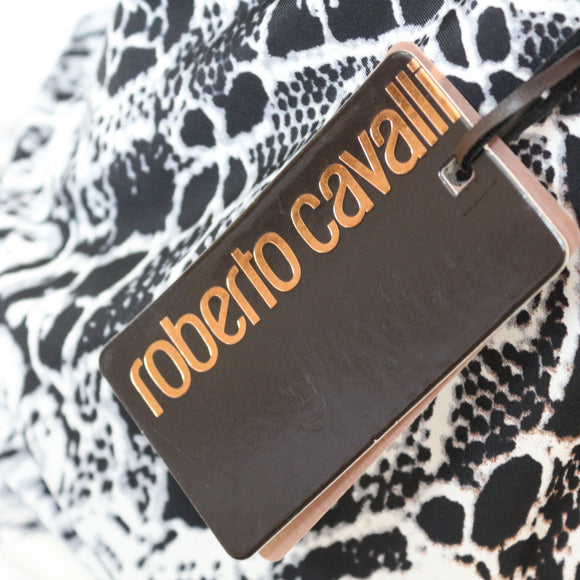 Vintage Roberto Cavalli Printed Chain Halter Top - Size S