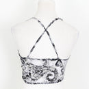 XOXO Black and White Cropped Blouse - Size S-2