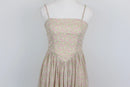 Pink & Green Floral Strappy A-Line Maxi Dress – Size S | Brand new-5