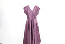 Purple Satin Evening Gown | Brand new | NO BELT-1