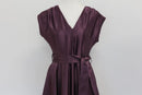 Purple Satin Evening Gown | Brand new | NO BELT-2
