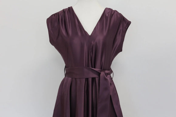 Purple Satin Evening Gown | Brand new | NO BELT