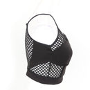 Sissy Boy Black Mesh Corset Top - Size M (Small Fit)-3