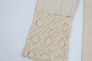 Stone Print Lightweight Embroidered Cotton Pants – S-3
