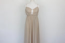 Beige Strappy A-Line Maxi Dress – Size M | Thrift Finds-1