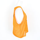 Puma Bright Orange Mesh Activewear Top - Size S-2