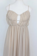 Beige Strappy A-Line Maxi Dress – Size M | Thrift Finds-3