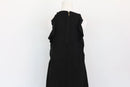 Black Frilled Strappy A-Line Midi Dress – Size L | Brand new-3