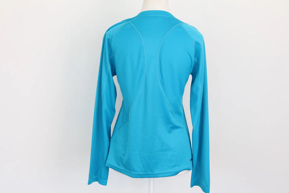 Sky Blue Long-Sleeve Active Top – Size S | Thrift Finds