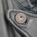 Diesel Vintage Studded Leather Biker Vest - Size S-4