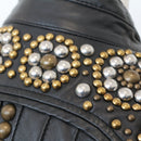Diesel Vintage Studded Leather Biker Vest - Size S-8