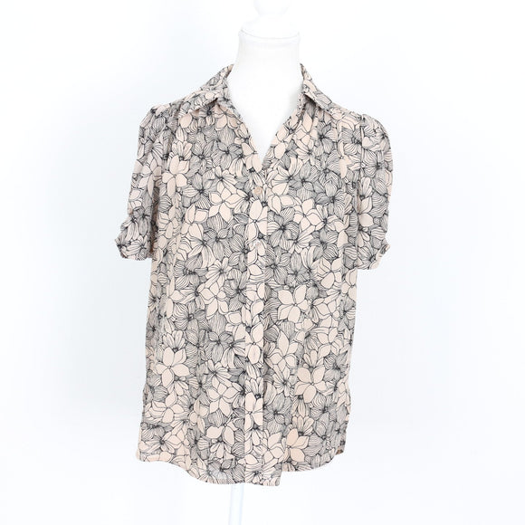 Adrianna Papell Floral Blouse - Size XS