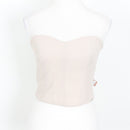 Sissy Boy Beige Cropped Corset Top - Size M-1