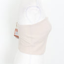 Sissy Boy Beige Cropped Corset Top - Size M-2