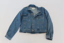 Two-Tone Light Blue & Grey Denim Jacket – M-1