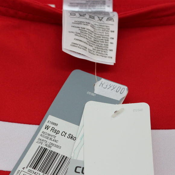 Adidas Climate 365 red and white tennis skirt - 8