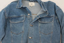 Two-Tone Light Blue & Grey Denim Jacket – M-2