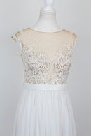 Soft White Wedding Dress with Veil – Size XS | Thrift Finds-3