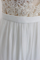 Soft White Wedding Dress with Veil – Size XS | Thrift Finds-6