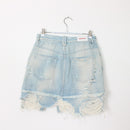 Diesel Faded Blue Denim Mini Skirt - Size 25-4