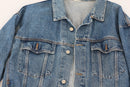 Medium Blue Oversized Denim Jacket – L-2