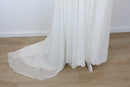 Soft White Wedding Dress with Veil – Size XS | Thrift Finds-8